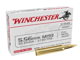 WIN AMMO 5.56MM 55GR FMJ