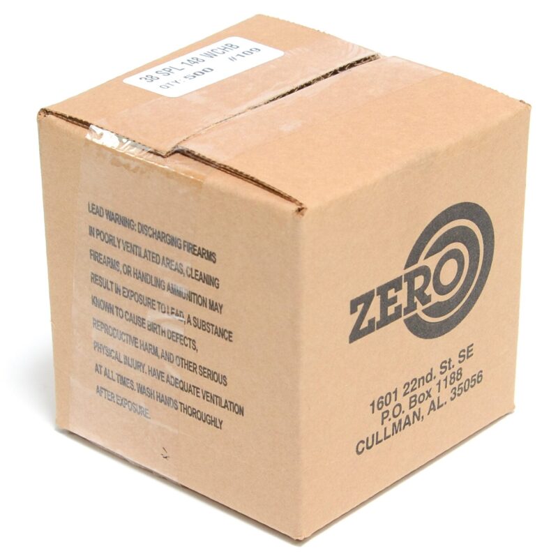 ZERO 38 SPECIAL (.357") 148GR WCHB BULLETS 500CT
