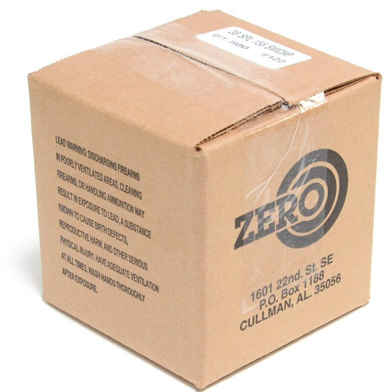 ZERO 38 SPECIAL 158GR SWCHP BULLETS 500CT