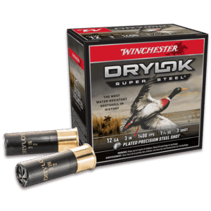WINCHESTER DRYLOCK SUPER STEEL 12GA 3" 1-1/4OZ 1450FPS BB SHOT AMMO 25RDS