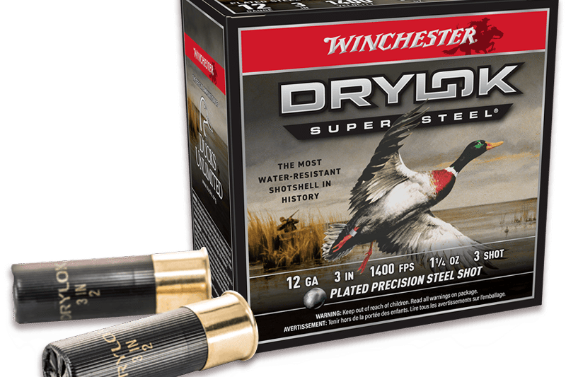 drylok-super-steel-sub-brand-feature WINCHESTER DRYLOCK SUPER STEEL 12GA 3" 1-1/4OZ 1450FPS BB SHOT AMMO 25RDS