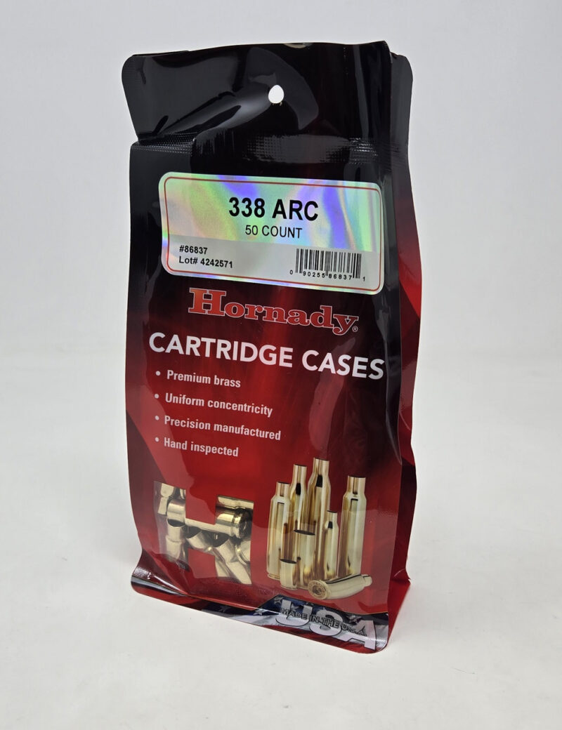 HORNADY 338 ARC UNPRIMED BRASS 50CT