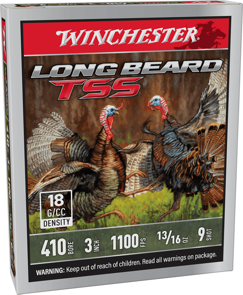 WINCHESTER LONG BEARD TTS 410 BORE 3" 1100FPS 13/16OZ #9 AMMO 5RDS