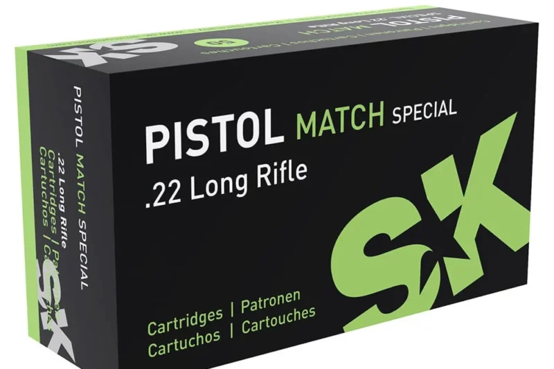 SK PISTOL MATCH SPECIAL 22LR 40GR RN AMMO 500RDS