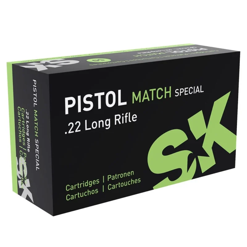 SK PISTOL MATCH SPECIAL 22LR 40GR RN AMMO 500RDS