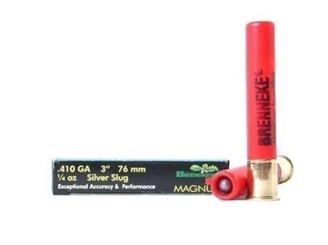 BRENNEKE MAGNUM 410GA 3" 1/4 OZ 114GR SILVER SLUG 5CT