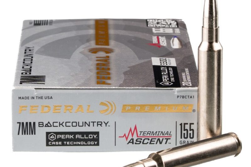 FEDERAL 7MM BACKCOUNTRY TERMINAL ASCENT 155GR AMMO 20CT