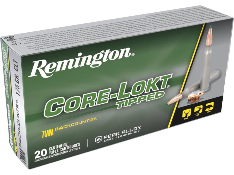 REMINGTON 7MM BACKCOUNTRY CORE LOCKT TIPPED 175GR 20CT AMMO