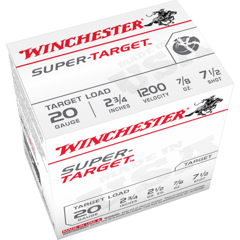 Winchester 20ga Super Target 7/8 Oz 712 Shot Box 25ct