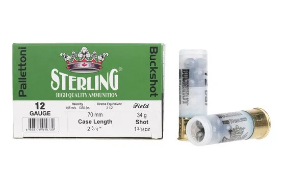PALLETTONI STERLING 12GAUGE BUCKSHOT