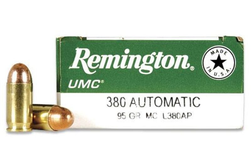 REMINGTON RANGE 380 AUTO 95GR FMJ 835FPS