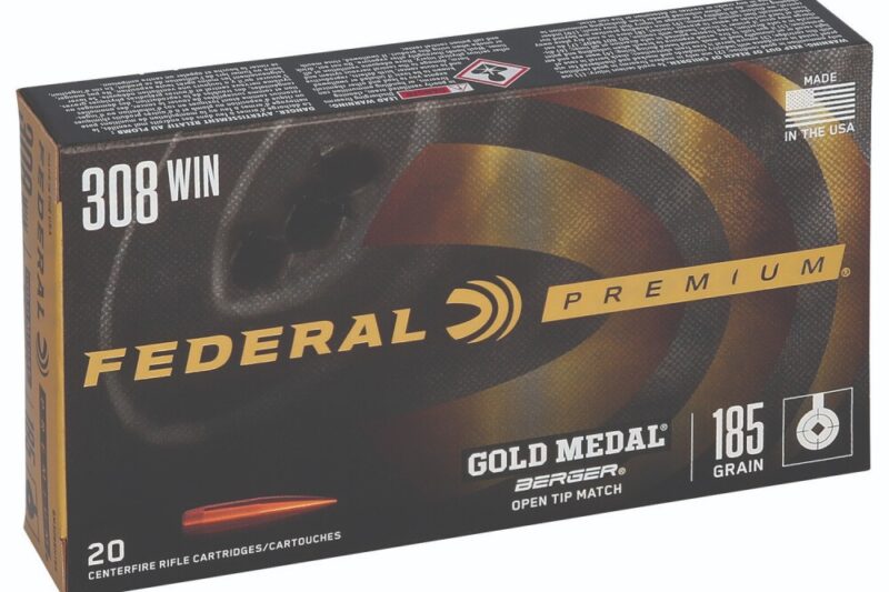 FEDERAL GOLD MEDAL 308 WIN 185GR 20RDS