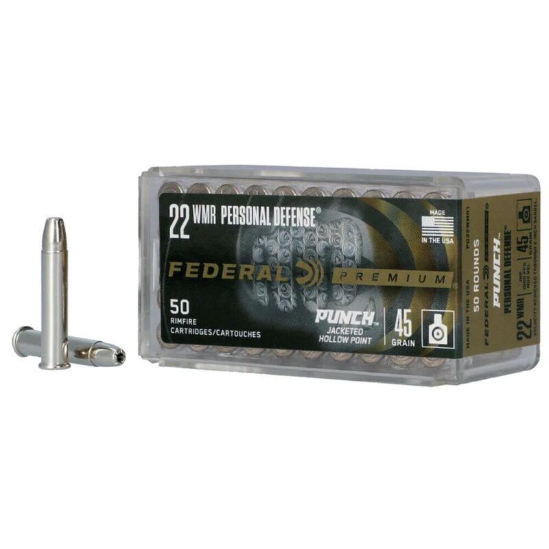 FEDERAL PUNCH 22WMR 45GR JHP 50RD