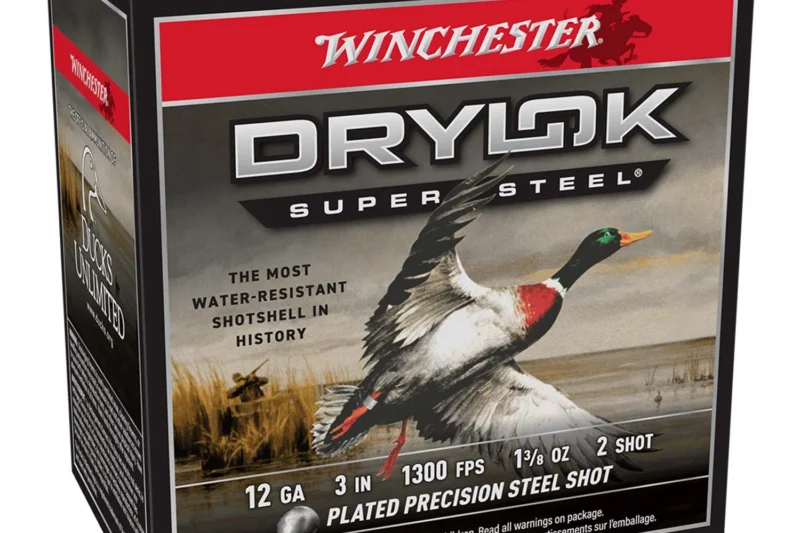 WINCHESTER DRYLOCK 12GA 3″ 1-3:8oz #2 25rds WINCHESTER DRYLOCK 12GA 3" 1-3/8OZ 1300FPS #2 AMMO 25RDS