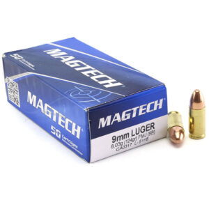 MAGTECH 9MM 124GR FMJ AMMO 50RDS