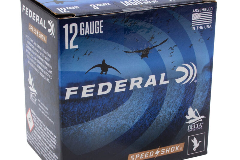 WF1424 FEDERAL 12GA 3" 1 1/4oz 1450FPS STEEL #4 AMMO 25RDS