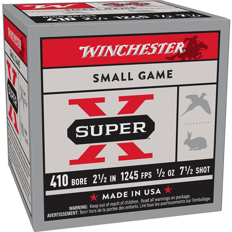 WINCHESTER 410 GAME LOAD SHOT #7.5 25RDS